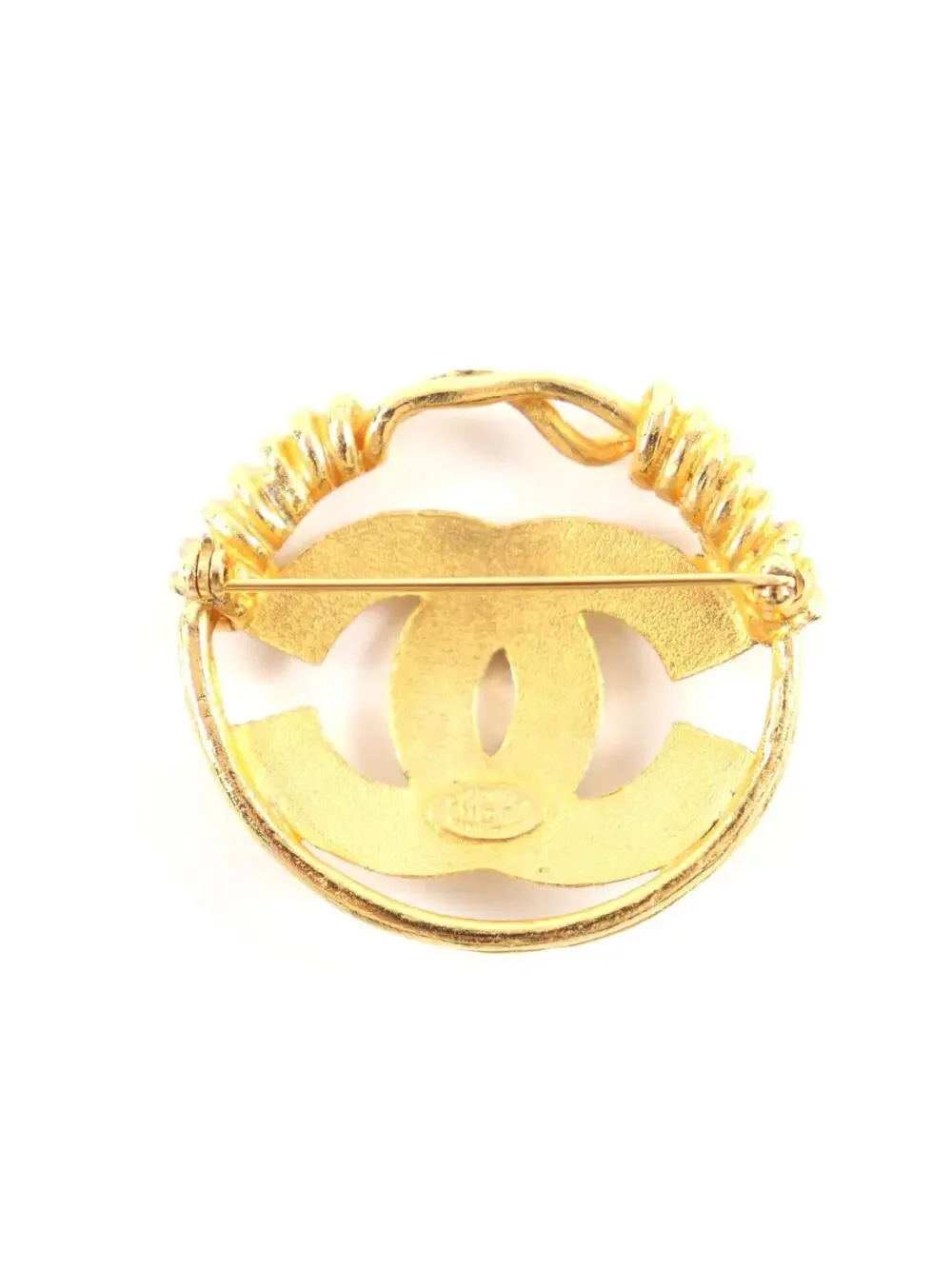 Chanel Cc Logo Brooch Metal #250074C10B